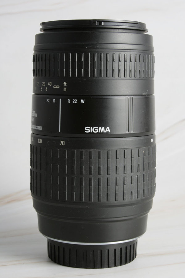 webersfotoshop Sigma AF Zoom 70-300mm 4-5.6 DL Macro Super mit Minolta AF Anschluß; gebraucht