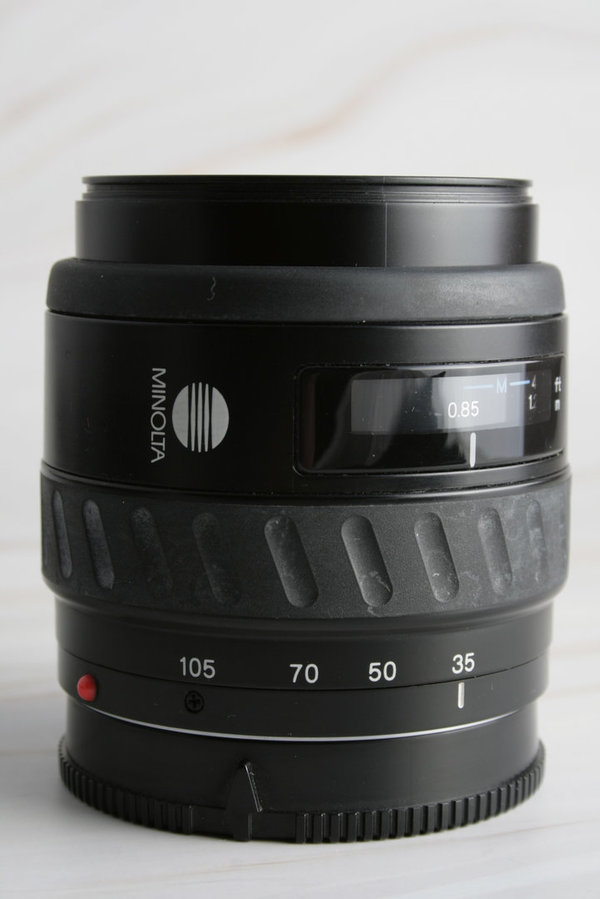 webersfotoshop Minolta 35-105mm 3.5-4.5 AF Drehzoom inkl. Equipment; gebraucht
