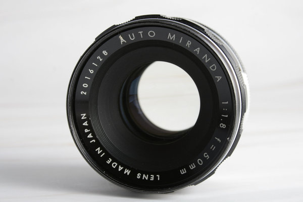 webersfotoshop Miranda Auto 1.8/50mm Standardobjektiv mit Miranda Bajonett; gebraucht