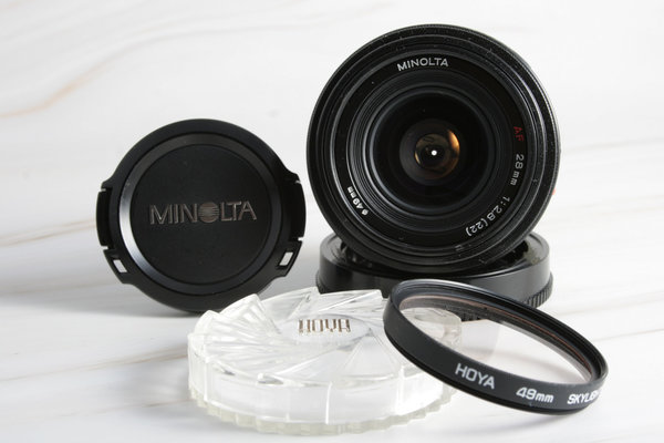 webersfotoshop Minolta AF 28mm 2.8 Weitwinkelobjektiv inkl. Equipment; gebraucht