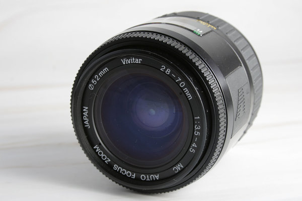 webersfotoshop Vivitar 28-70mm 3.5-4.5 MC Autofocus Zoom für Minolta AF; gebraucht