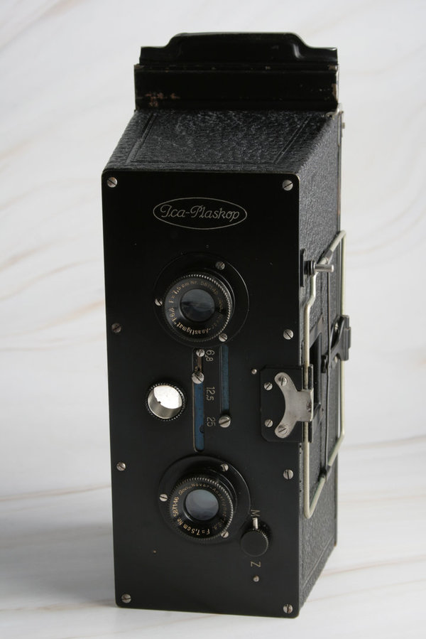 webersfotoshop Ica-Plaskop Stereokamera mit 2x Ica Novar-Anastigmat 6.8/7.5cm; gebraucht