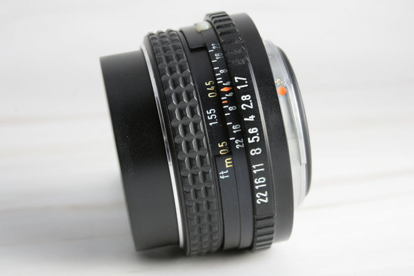 webersfotoshop Pentax Asahi SMC Pentax-M 1.7/50mm Standardobjektiv inkl. Equipment